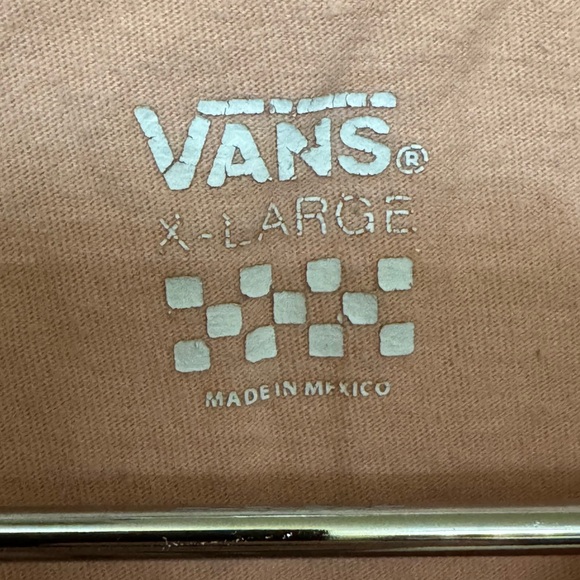 Vans Off The Wall Pink Floral Soft Women’s XL Skate T-Shirt Retro High End - Picture 4 of 4